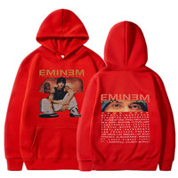 Eminem Anger Management Tour 2002 bluza z kapturem w stylu Vintage Harajuku śmieszne Rick bluzy z długim rękawem mężczyźni kobiety swetry moda 2
